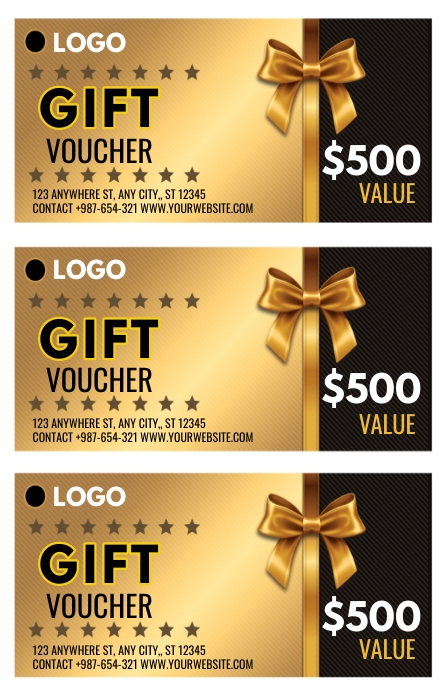 Gift card poster Template | PosterMyWall