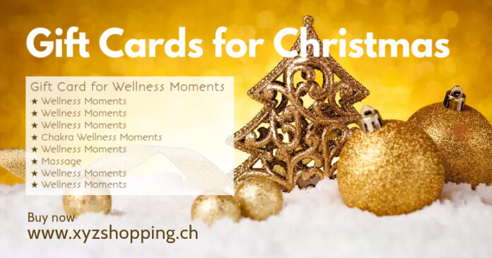 Gift Cards Offer Christmas Give Away Voucher Obraz udostępniany na Facebooku template