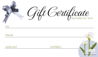 gift, certificate, business, giveaway, voucher, spa, beauty Tag template