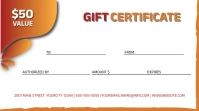 Gift Certificate Presentation (16:9) template