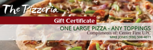 Gift Certificate Twitter-header template