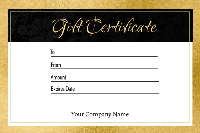 gift certificate Template | PosterMyWall gift-certificate-template-postermywall
