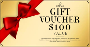Arancione Gift Voucher Facebook Shared Image Template