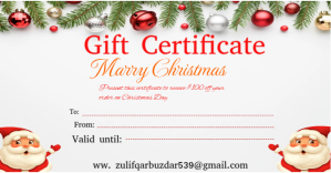 Gift certificate Reklama na Facebooka template
