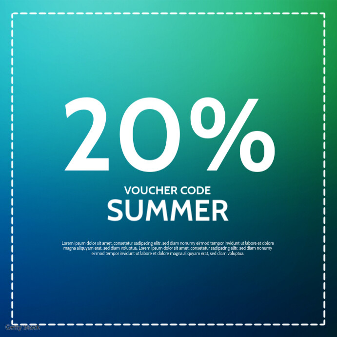 Copy of gift Code Voucher Coupon Bon Card Ad | PosterMyWall