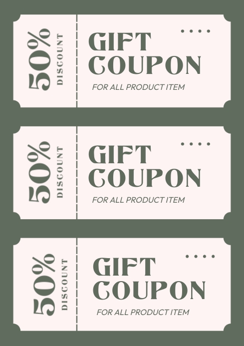 Gift Coupon Template PosterMyWall