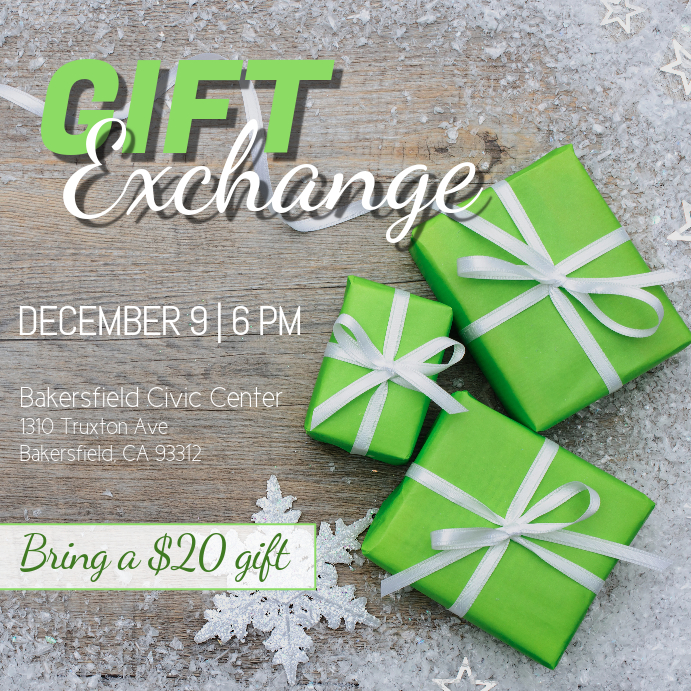 Gift Exchange โพสต์บน Instagram template