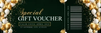 Gift Voucher Banner 2' × 6' template