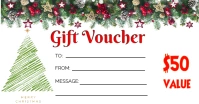Gift Voucher Anuncio de Facebook template