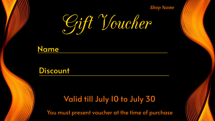 Gift Voucher Template | PosterMyWall