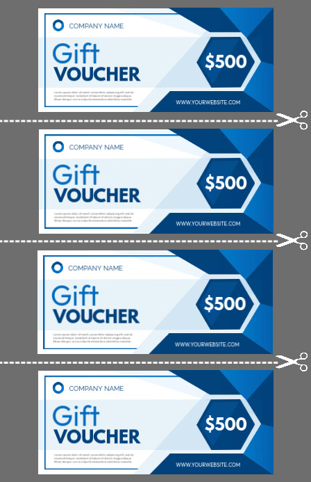 Voucher Insert Example Voucher Design Free