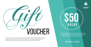 Bianco Gift Voucher Facebook Shared Image Template