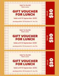 GIFT VOUCHER Flyer (US Letter) template
