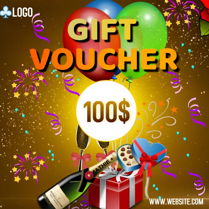 gift voucher Template | PosterMyWall