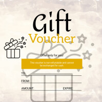 Gift Voucher Template | PosterMyWall