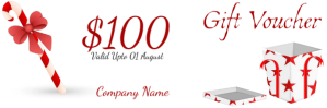 Gift Voucher Twitter-header template