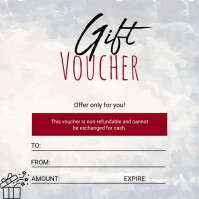 Gift Voucher Template | PosterMyWall