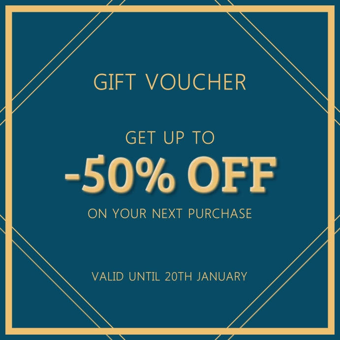 Gift voucher Template | PosterMyWall