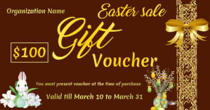 Cokelat Easter Gift Voucher Facebook Event Cover Template