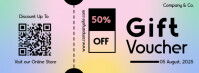 Gift Voucher Facebook Cover Photo template