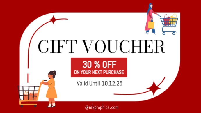 Gift voucher Voorlegging (16:9) template