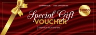 Gift Voucher Couverture Facebook template