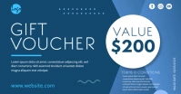 Gift Voucher Design Template Facebook Shared Image