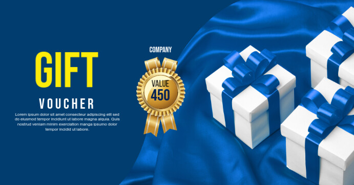 Gift Voucher Facebook Event cover template