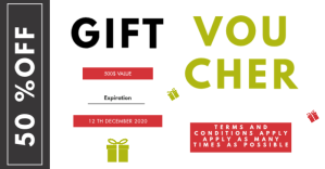 Hvid Gift Voucher Facebook Shared Image Template