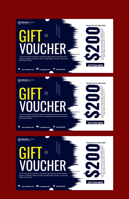 Gift Voucher Template | PosterMyWall