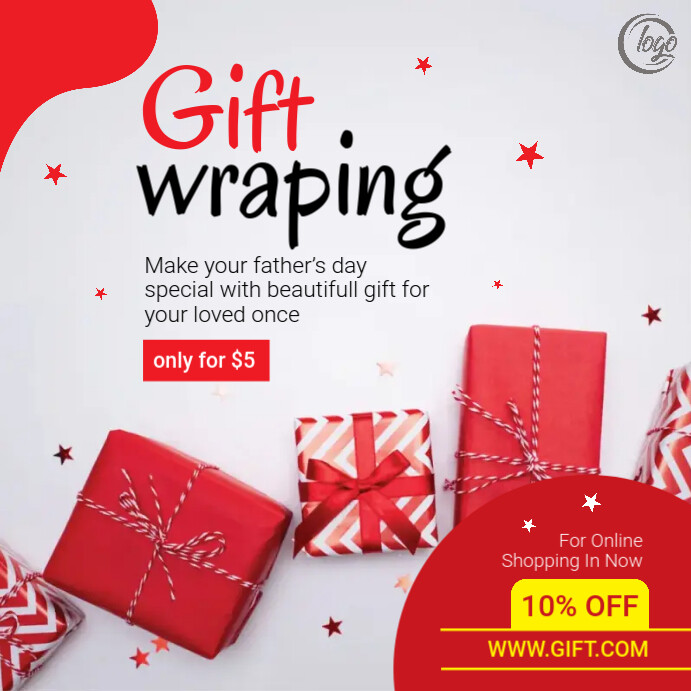 Gift Wrapping Service Template PosterMyWall