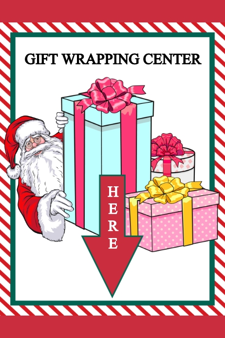 GIFT WRAPPING SIGN Template | PosterMyWall