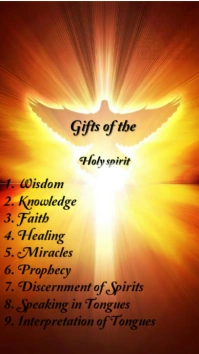 Gifts of the holy spirit template Digital Display (9:16)
