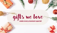 Gifts We Love Tag template