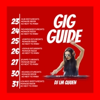 gig guide Template | PosterMyWall