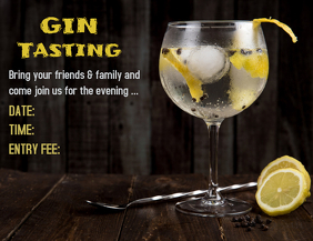 GIN TASTING Template | PosterMyWall