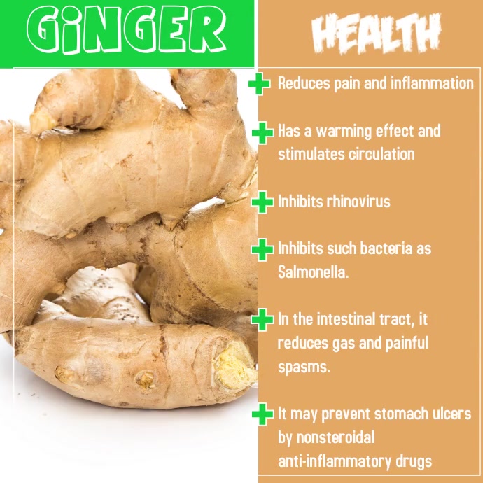 GINGER Template | PosterMyWall
