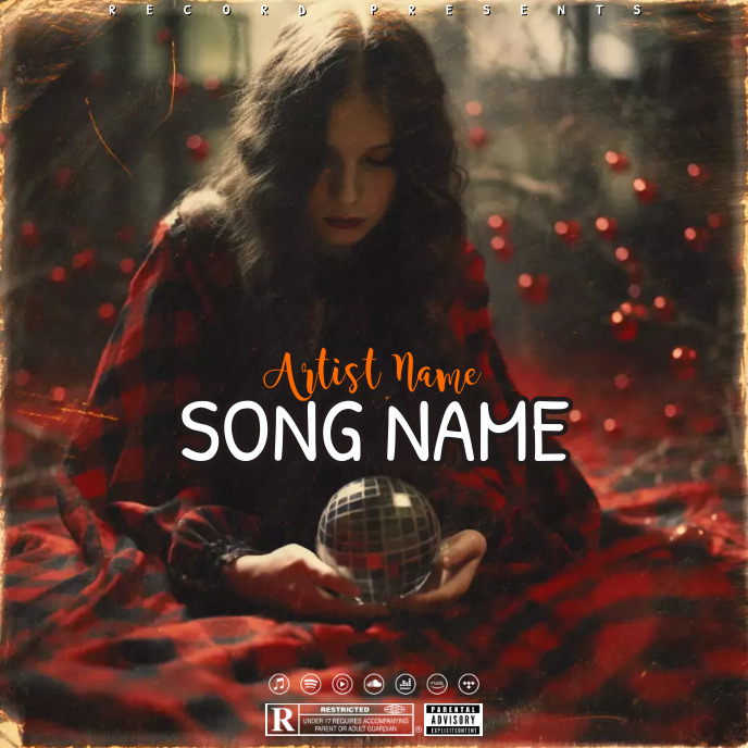 GIRL Album  Cover music  SKY trap mixtape rap template