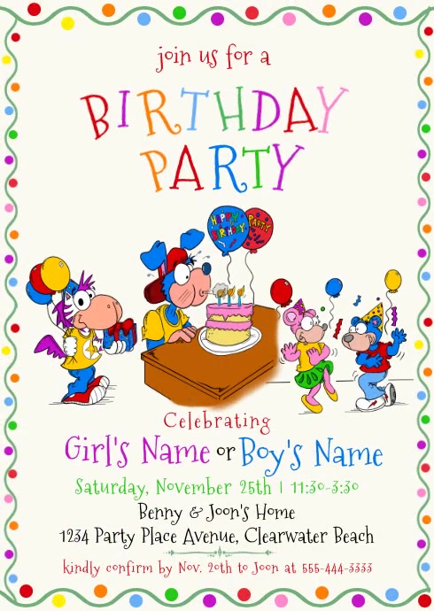 Generic Party Invitation Template