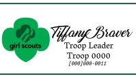 Girl Scout Cookies troop leader template