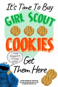 customizable design templates for girl scouts postermywall girl scout flyer banner
