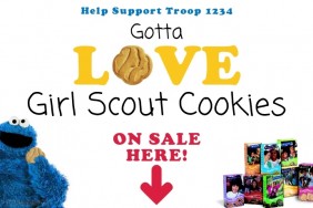 customizable design templates for girl scout cookie fundraiser girl scout cookie flyer template