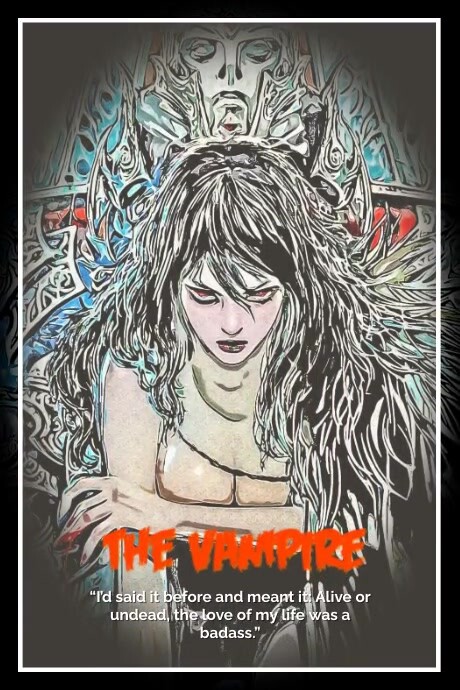 Girl Vampire Poster Template | PosterMyWall