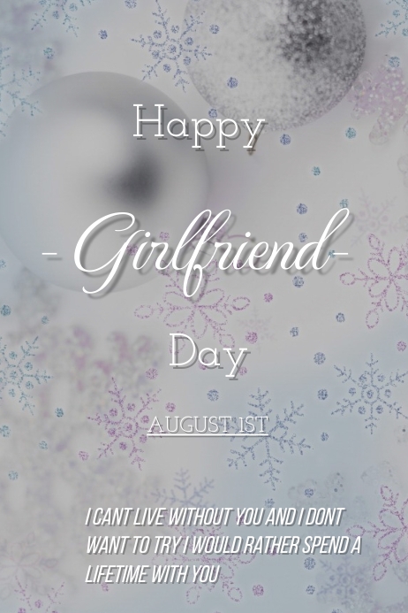 template capcut girlfriend day