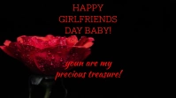 Girlfriends day wishes Presentation (16:9) template