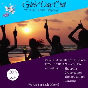 Girls Day Out Girl S Girls Poster Flyer Ad Template Postermywall Girls Day Out Girl S Girls Poster Flyer Ad Template Postermywall