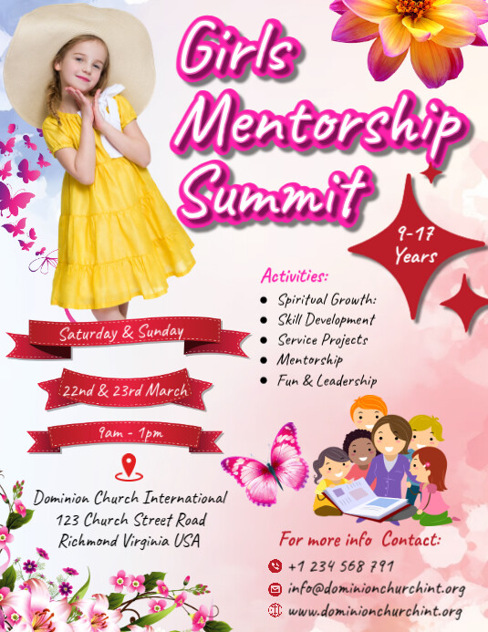 Copy of Girls Mentorship Summit | PosterMyWall