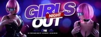 Girls Night Out Cover Portada de Facebook template