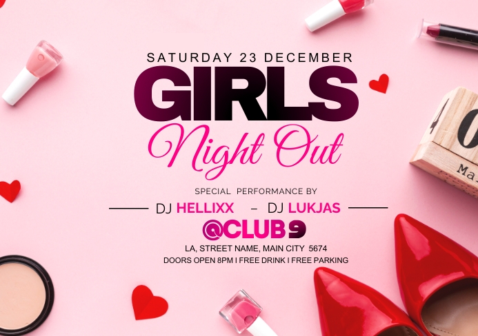 girls night out Template | PosterMyWall