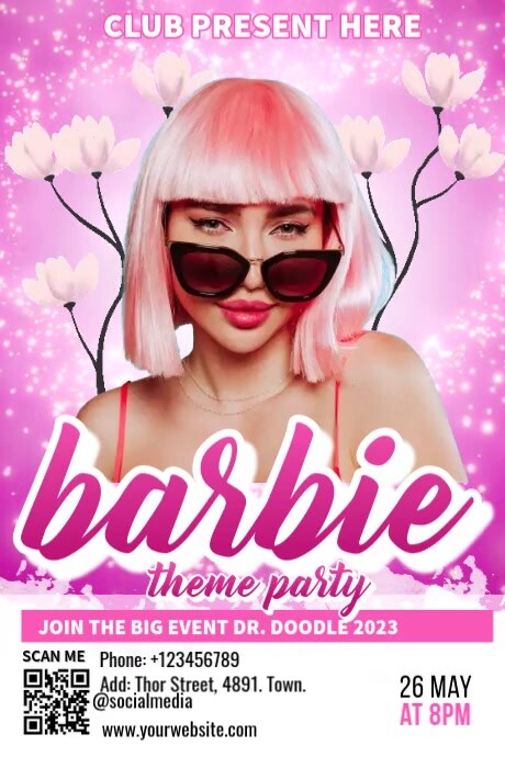 Girls Night Out Poster template